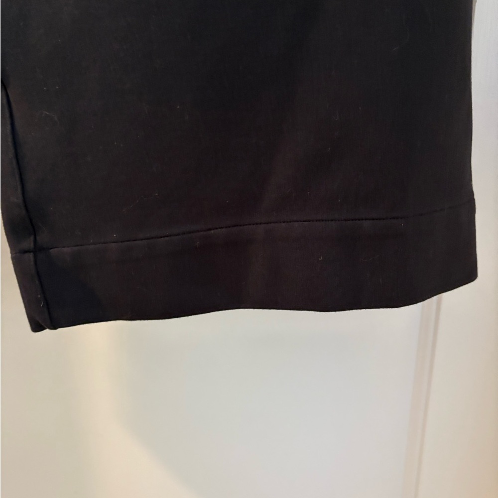 Quince Navy Blue Stretch Wide Leg Cropped Pants - Picture 6 of 10